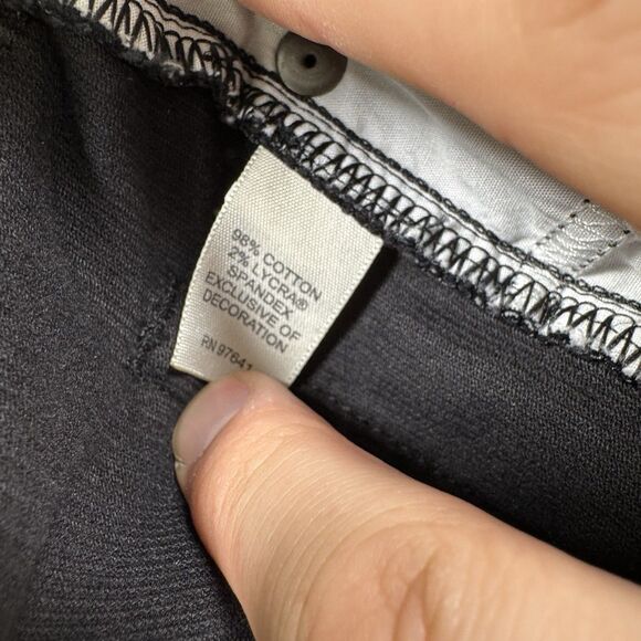 J. Jill Corduroy Pants Women's 6 Petite Black Tried & True Fit At Waist Bootcut - Picture 11 of 12